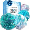 Esponja de baño exfoliante XL LMP-15-02 Set de 4