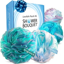 Esponja de baño exfoliante XL LMP-15-02 Set de 4