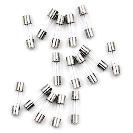 5A Glass 3AG Fast Blow Fuse - 250V 5x20mm - Pack of 15