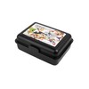 United Labels Looney Tunes Familiy Lunch Box with Divider Black