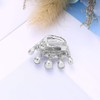 VICASKY 12pcs Crown Brooch Pin Crown Brooch Silver Crystal Brooches