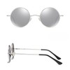 WDZAYXC Retro Classic Round Polarized Sunglasses with Metal Frame for