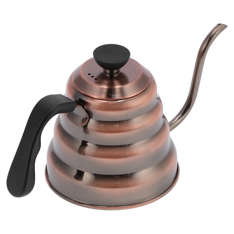 Coffee Pot 304 Stainless Steel Seamless Welding Technology Antirust Gooseneck