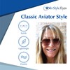 In Style Eyes Just Chillin' Aviator Bifocal Sunglasses - Classic