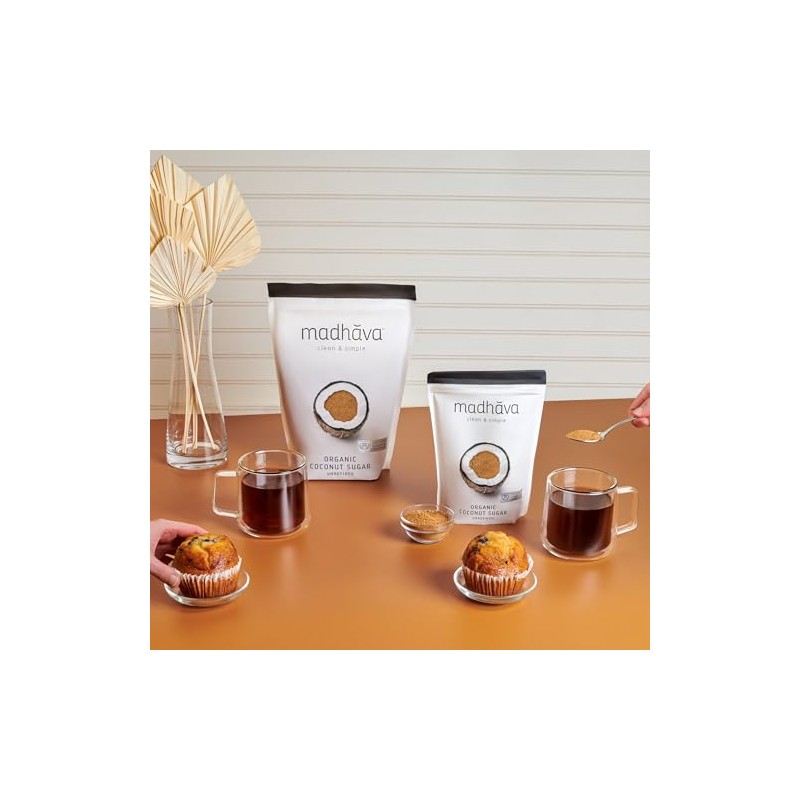 Madhava Organic Coconut Sugar, 470ml
