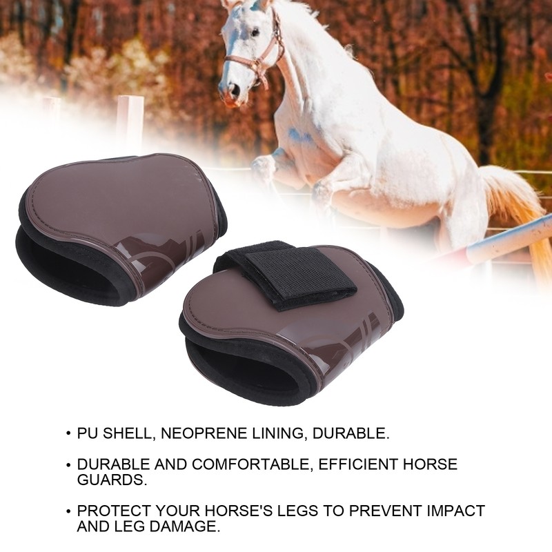 Horse Leg Guard PU Elastic Thickened Obstacle Leg Protector for