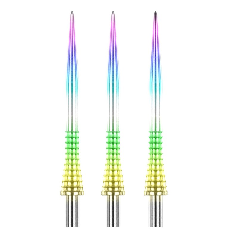 RED DRAGON Raptor GT Rainbow Effect Gripped Dart Points -