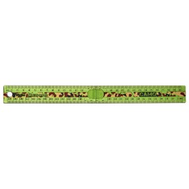 Helix Oxford Camo Folding 30cm Ruler - Green