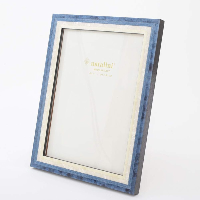 NATALINI Made in Italy Natalini Picture Frame, Handmade, Bergamo, Blue,