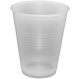 FABRI KAL CORP RK RIBBED PLAS CUP 9OZ TRANS 2500CS RK9 per CASE