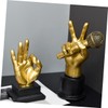 Ciieeo Desktop Ornaments Decorative Knick Knacks Desk Topper Sculpture Hand