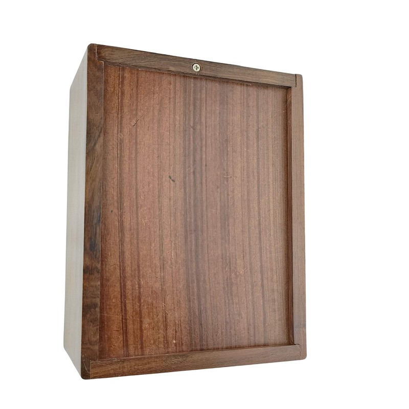 Indian Glance Wooden Urn Box - Human Funeral Cremation Urn