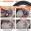RV Toilet Seal, 2 Pack Flush Ball Seal Gasket