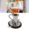 Pyhodi Stainless Steel 1.5in 3 Clamp Corny Keg Lid, Carbonation