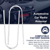 Car Radio Removal Tool Key, 2 pairs Car Radio Removal