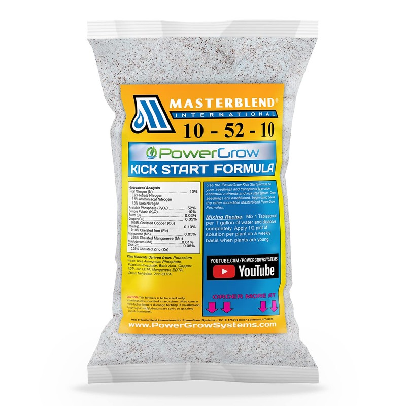 MASTERBLEND Kick Starter Formula 10-52-10 by PowerGrow Systems (1 Pound