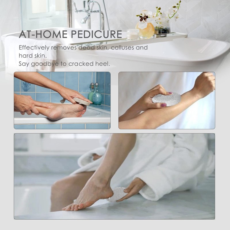 Pumice Stone 2 Pcs - Foot Pumice Stone for Feet
