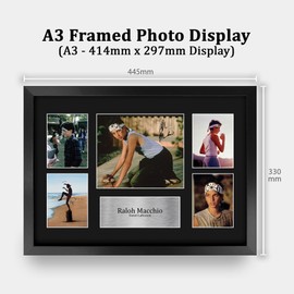 HWC Trading Ralph Macchio Karate Kid Gifts Printed Signed Autograph Picture Display for Movie Memorabilia Fans - A3 Framed