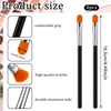 6 Pcs Concealer Brush Under Eye Eyeshadow Applicators Flat Concealer
