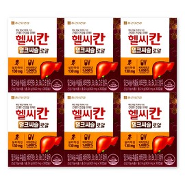 Chong Kun Dang Health Healthy Khan 800mg / 종근당건강 헬씨칸 800mg X 30캡슐 6박스 밀크씨슬 로얄