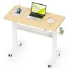 WALKINGDESK Mobile Walking Pad Desk with Wheels, Pneumatic Small Rolling
