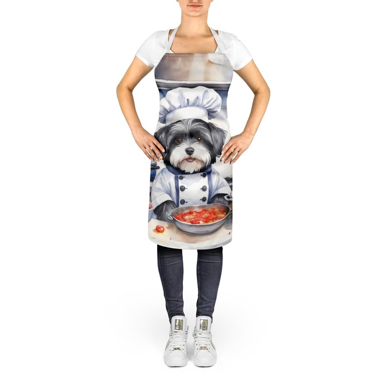 Caroline's Treasures Havanese The Chef Apron Cooking Kitchen Server Baking