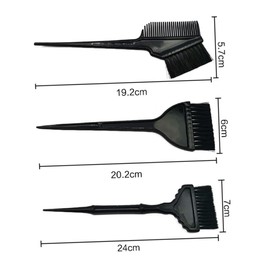 LALAFINA 7pcs Hair Dyeing Comb Hair Dye Supplies Hair Tinting Bowl Ear Cover Hair Dye Tools Hair Dye Kit Hair Color Kits Salon Hair Coloring Tool Hair Coloring Combs Mixed Colour Headset