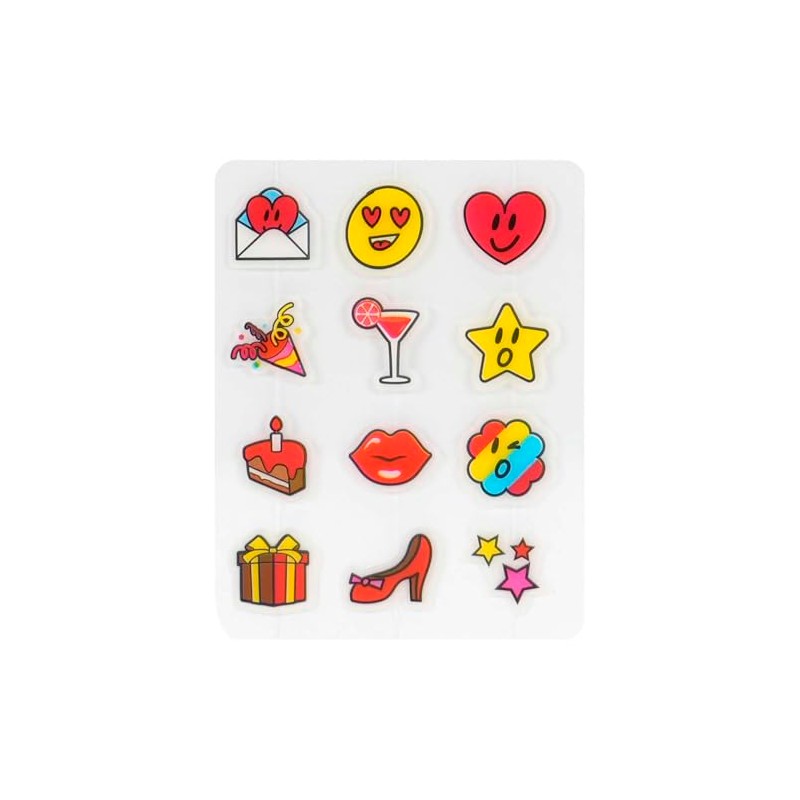 Parche Anti acné - Emoticon Holiday Vibes 36 piezas