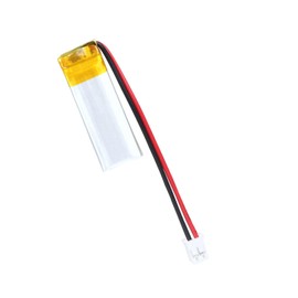 Qimoo 401230 3.7V Lipo Battery 100mAh 401230 Rechargeable Lithium Polymer Battery Pack with JST PH2.0mm Connector for Electronic Device