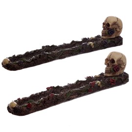 Puckator Skulls and Roses Ashcatcher Incense Stick Burner