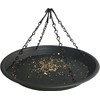 Comedero para pájaros de plataforma de 12.8 pulgadas, bandeja grande