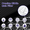PETOX 4 Pack 116130 Smoke Remover Replacement Filter H for