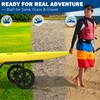 GanFindX Heavy Duty Kayak Cart | Adjustable Foldable Trolley with