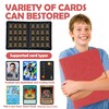 1000+ Pockets Trading Card Binder,16 Pockets Trading Card Binder Ringless