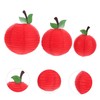LIFKOME 6pcs Apple Lanterns for Classroom Decorations Cheerful Fruit Theme