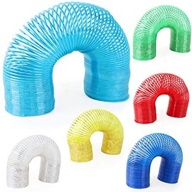 Toyland® Metallic Effect Walking Magic Spring - Party Bag Fillers - Novelty Toys - Colour Chosen At Random