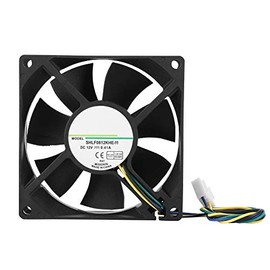 Tangxi Refrigerador de CPU para AMD/, Ventilador de enfriamiento de CPU de 80 mm, DC12V 4000RPM 38.55CFM 4Pin PWM Radiador de CPU para PC, refrigeradores de CPU, de