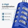 Sparkiva Combination Padlock with Code, 4 Digit Heavy Duty Padlock