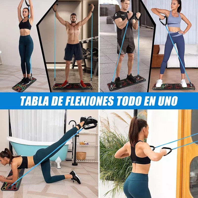 Barras Push Up Portatil Tabla Lagartijas Fitness Muscular