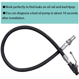 CASTNOO Oil Rail Adapters Leak Test Kit & IPR Valve Air Test Fitting Tool High Pressure Oil Pump Suitable with Ford 6.0L Powerstroke Diesel Engine (Fuel Rail)
