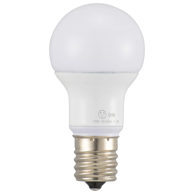 LED Bulb, Small, E17, 25 Equivalent, Bulb Color, LDA2L-G-E17, IH2R1,