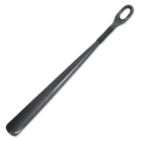 Actika Easy to Wear Shoe Horn, Grip Shoe Horn, Made in Japan, Grip 21.3 inches (54 cm), pearl black