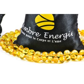 AmberJewellery Amber Necklaces for Adults - 50cm - Women/Men - Handmade from Certified Baltic Amber Beads