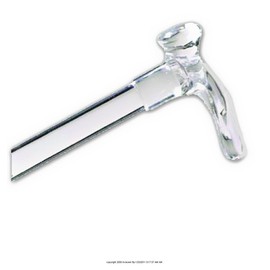 Contour Handle Lucite Cane - Left