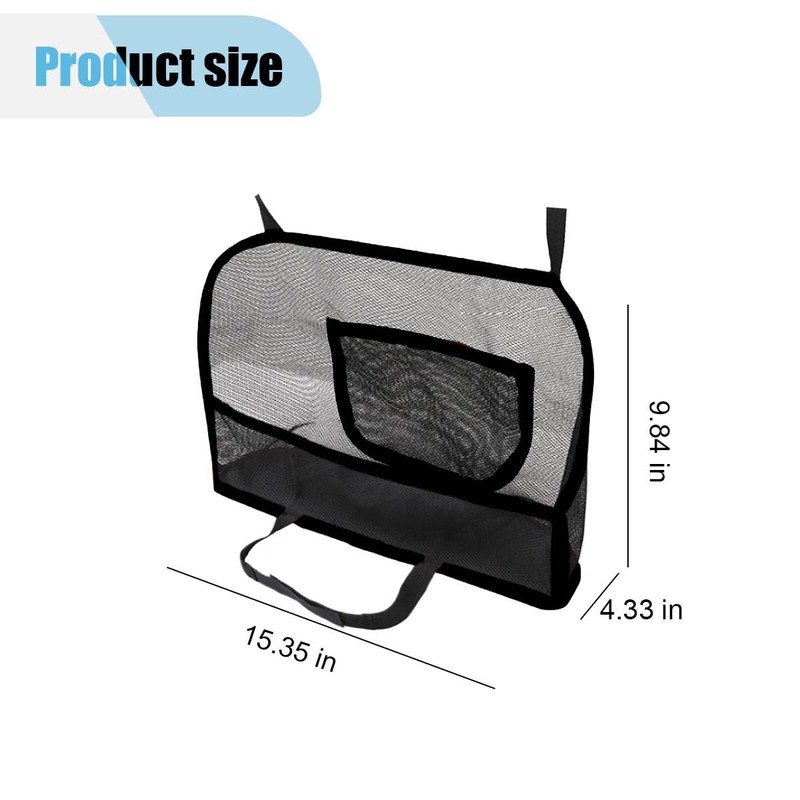 Car Net Pocket Handbag Holder, Barrier of Backseat Pet Kids