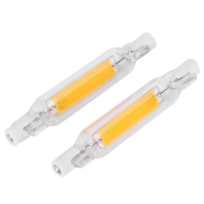 2Pcs R7S COB Bulb 5W 78mm Highlight Double Ended Flood