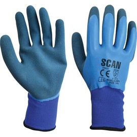 Scan SCAGLOLAWPXX Waterproof Gloves with Latex Palm - Size 11