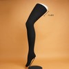 SOXXI Men's Long Thigh High Socks, Elastic Length, Cotton, Solid,