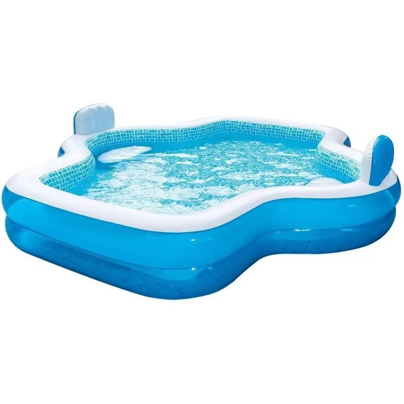 Alberca Inflable Summer Waves Familiar Color Azul