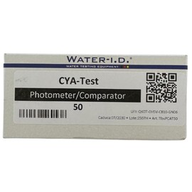 CYA Test for PoolLab 1.0 & 2.0 - Cyanuric Acid (Stabilizer) Reagent | 0.0-160mg/l (ppm) - Shelf Life: 2 Years - 50 Tablets (TbsPCAT50)